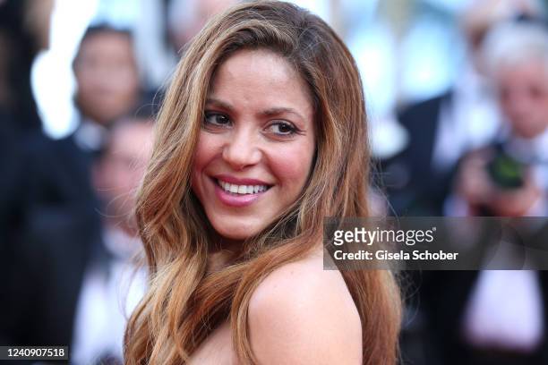 Singer Shakira attends the screening of "Elvis" during the 75th annual Cannes film festival at Palais des Festivals on May 25, 2022 in Cannes, France.