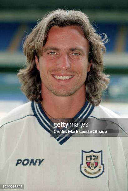 July 1997, London, David Ginola unveiled as new signing for Tottenham Hotspur FC.