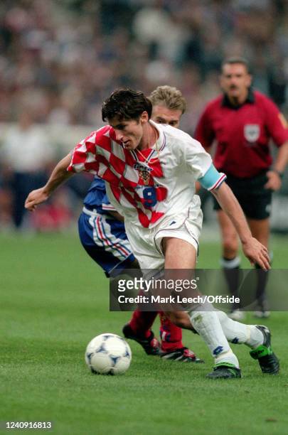 July 1998, Paris - FIFA World Cup - France v Croatia - Davor Suker of Croatia.