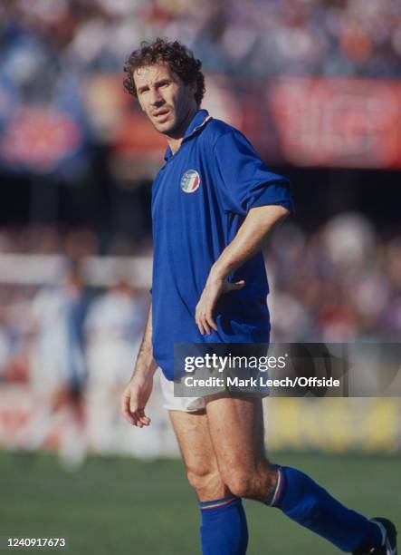 December 1989 Cagliari, friendly international football match - Italy v Argentina - Franco Baresi of Italy.