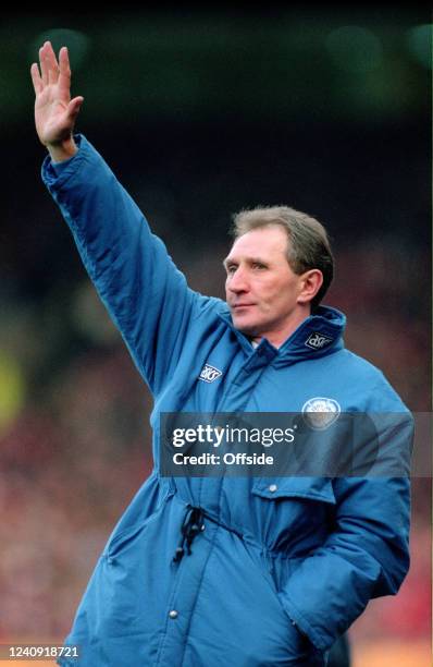 January 1994, Manchester - FA Carling Premiership - Manchester United v Leeds United - Leeds United manager Howard Wilkinson.