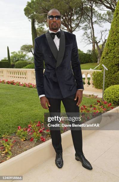 Serge Ibaka attends the amfAR Gala Cannes 2022 at the Hotel du Cap-Eden-Roc on May 26, 2022 in Cap d'Antibes, Côte d'Azur.