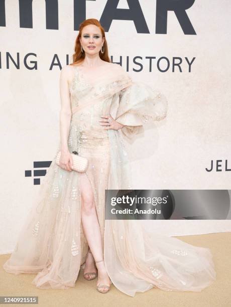 German model Barbara Meier attending amfAR Gala Cannes 2022at Hotel du Cap-Eden-Roc on May 26, 2022 in Cap d'Antibes, France.