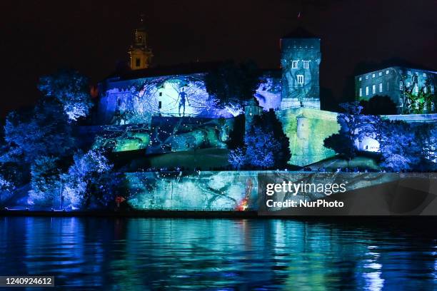 The famous Wawel Castle illuminated during the Stranger Things 4 light show. Today, on the eve of the release of the fourth season of the American...