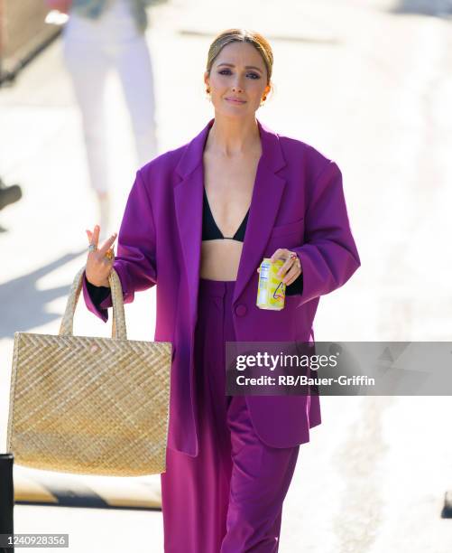 Rose Byrne is seen at "Jimmy Kimmel Live" on May 26, 2022 in Los Angeles, California.