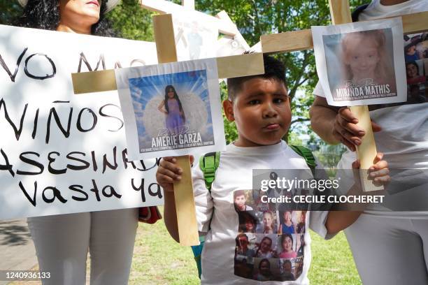 Gun rights activists protest outside of the National Rifle Association Annual Meeting at the George R. Brown Convention Center, on May 27 in Houston,...