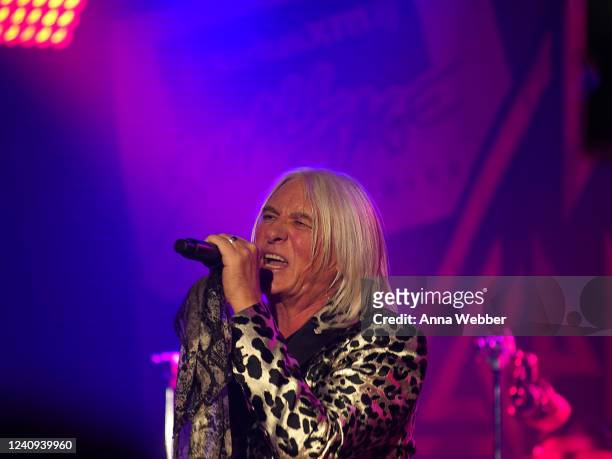 Joe Elliott of Def Leppard performs live at The Whisky A Go Go for SiriusXM's Small Stage Series on May 26, 2022 in West Hollywood, California.