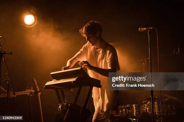 German singer Marius Lauber aka Roosevelt performs at Huxleys Neue Welt on May 27, 2022 in Berlin, Germany.