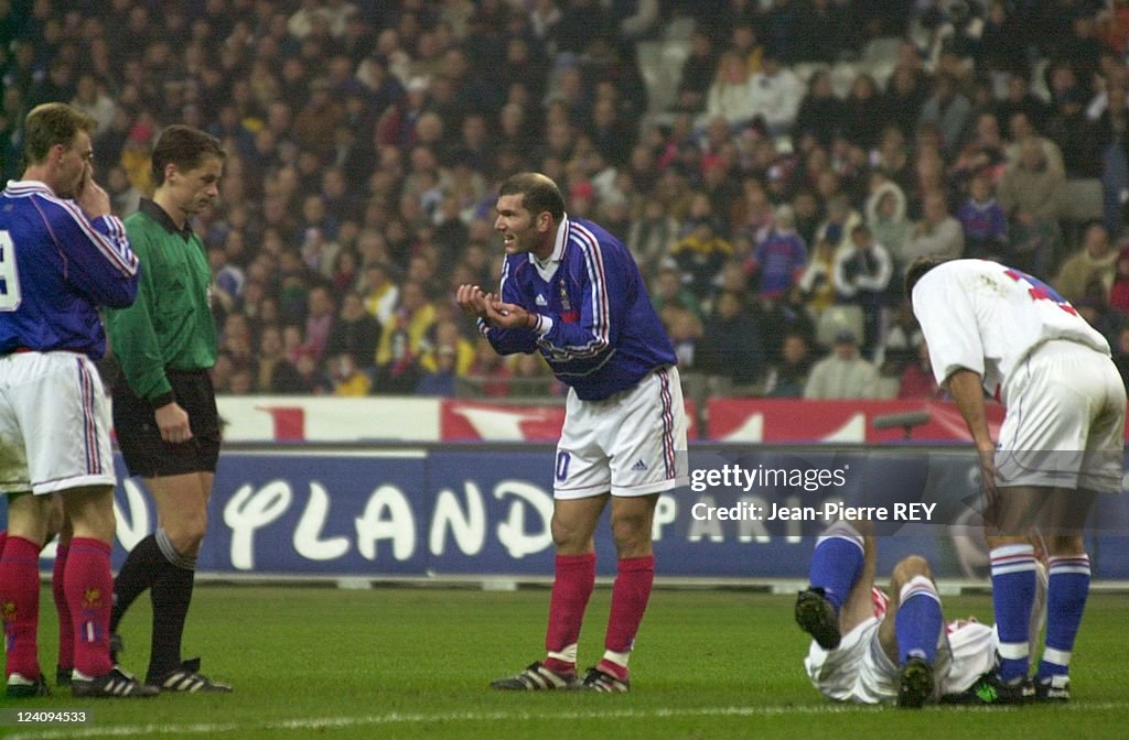 Football: France- Croatia: 3- 0 In Saint Denis, France On November 13, 1999.