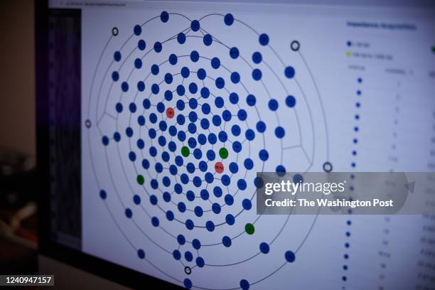 May 19th, 2022: At BEL in Eugene, OR Research Laboratory Manager and Test Engineer Shijing Zhou demos the sleep research that is ongoing in the lab...