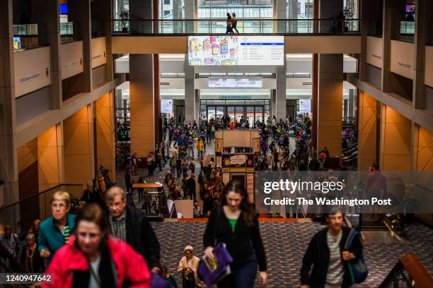 People make their way to the 2017 National Book Festival on Saturday, September 2 at the Walter E. Washington Convention Center in Washington, D.C.