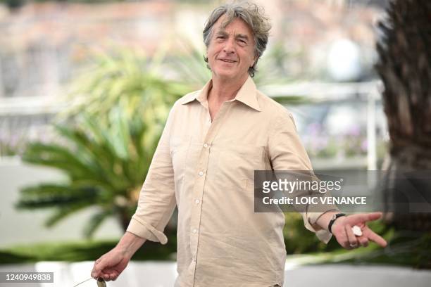 French actor Francois Cluzet attends a photocall for the film "Mascarade" during the 75th edition of the Cannes Film Festival in Cannes, southern...