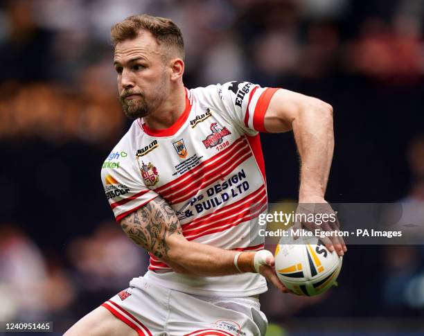 Leigh Centurions' Ben Reynolds during the AB Sundecks 1895 Cup final at the Tottenham Hotspur Stadium, London. Picture date: Saturday May 28, 2022.