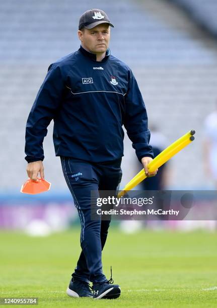 Dublin , Ireland - 28 May 2022; Dublin manager Dessie Farrell before the Leinster GAA Football Senior Championship Final match between Dublin and...