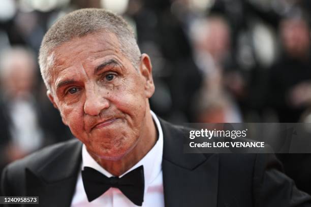 French actor Samy Naceri arrives for the Closing Ceremony of the 75th edition of the Cannes Film Festival in Cannes, southern France, on May 28, 2022.