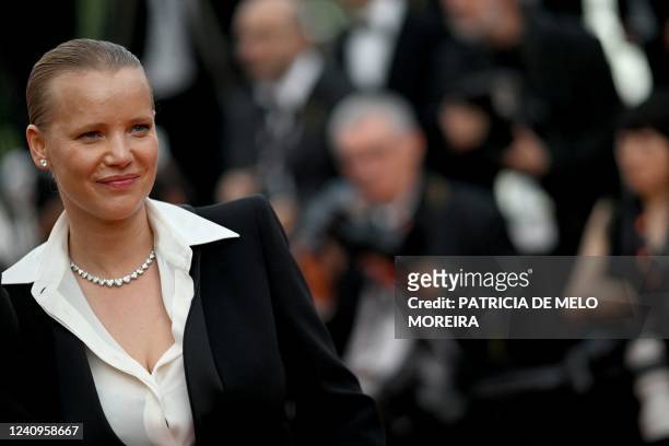Polish actress and member of the Un Certain Regard Jury Joanna Kulig arrives for the Closing Ceremony of the 75th edition of the Cannes Film Festival...