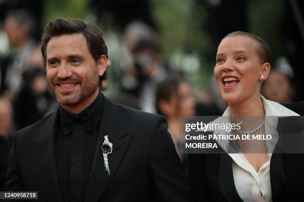 Venezuelan actor and member of the Un Certain Regard Jury Edgar Ramirez and Polish actress and member of the Un Certain Regard Jury Joanna Kulig...