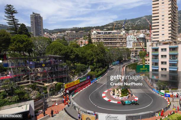 Sebastian Vettel of Germany driving the Aston Martin Aramco Cognizant F1 Team AMR22 Mercedes-AMG F1 M13 during the Formula 1 Grand Prix De Monaco on...