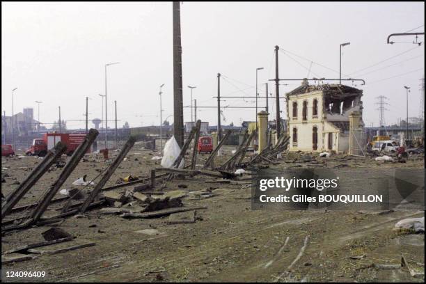 Elf Explosion 73 Elf Atochem Photos & High Res Pictures - Getty Images