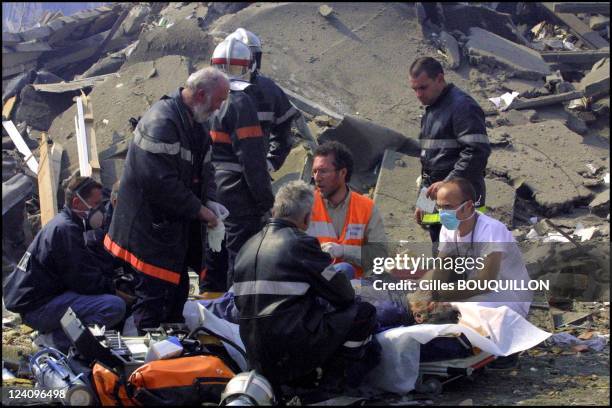 Elf Explosion 73 Elf Atochem Photos & High Res Pictures - Getty Images