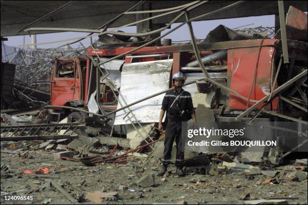 Elf Explosion 73 Elf Atochem Photos & High Res Pictures - Getty Images