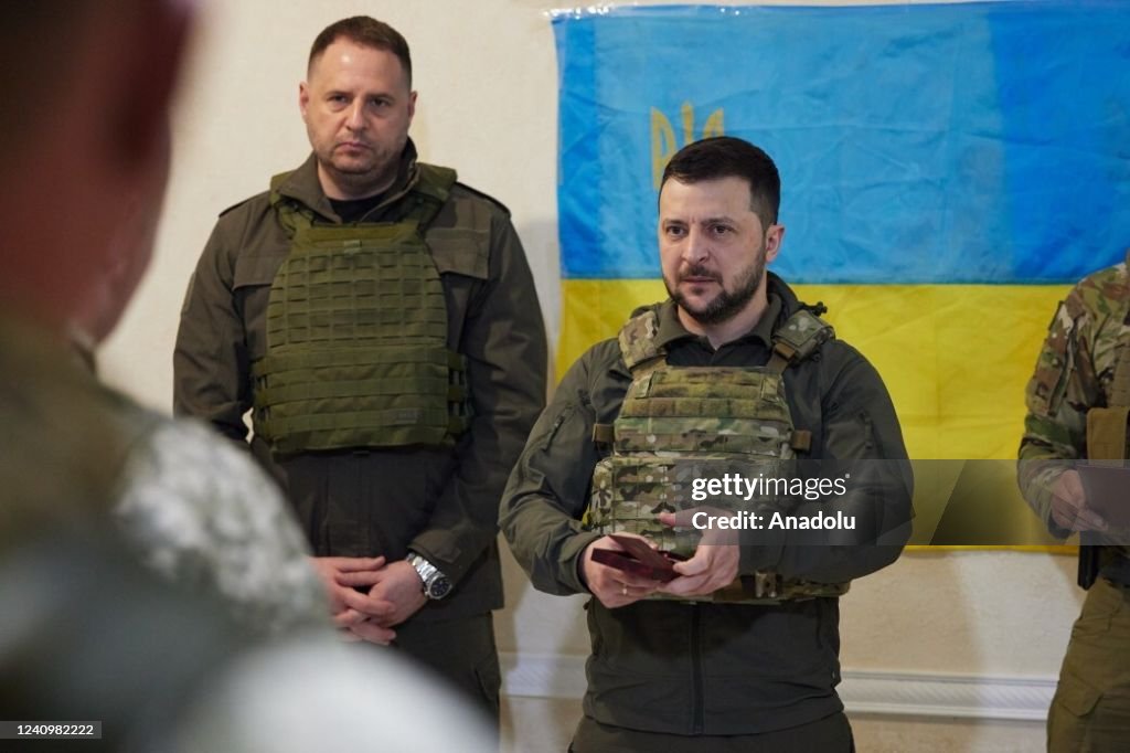 President of Ukraine Volodymyr Zelenskyy visits Kharkiv