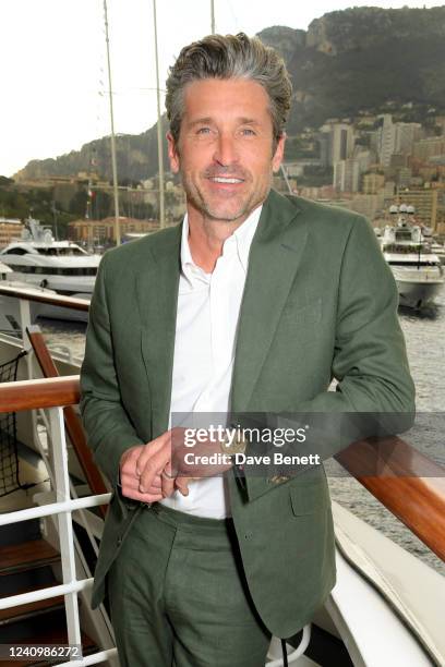 Patrick Dempsey celebrates with TAG Heuer at the F1 Monaco Grand Prix on May 28, 2022 in Monte Carlo, Monaco.