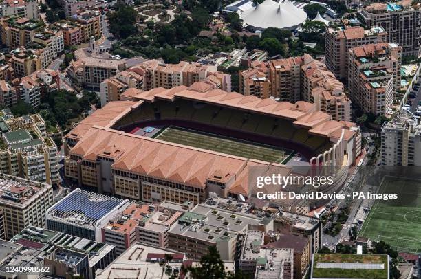 General view of Stade Louis II home of AS Monaco