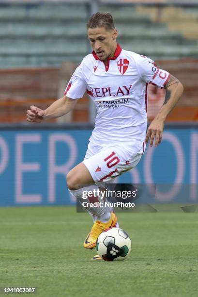 Ronaldo of Padova Calcio play the ball during Padova Calcio vs US Catanzaro, semifinal return of playoff Serie C 2021-22, at Euganeo stadium in...