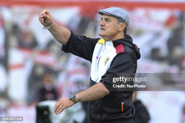 Vincenzo Vivarini Head Coach of US Catanzaroduring Padova Calcio vs US Catanzaro, semifinal return of playoff Serie C 2021-22, at Euganeo stadium in...