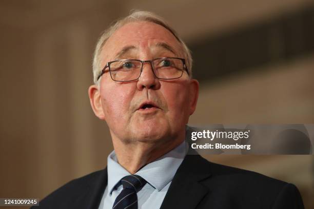 Bill Blair, Canada's minister of emergency preparedness, speaks during a press conference at the Fairmont Chateau Laurier in Ottawa, Ontario, Canada,...