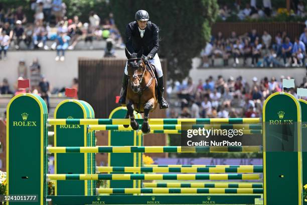 Marc Houtzager during Premio 10 - Rome Rolex Grand Prix of the 89th CSIO Rome 2022 at Piazza di Siena in Rome on 28 May 2022