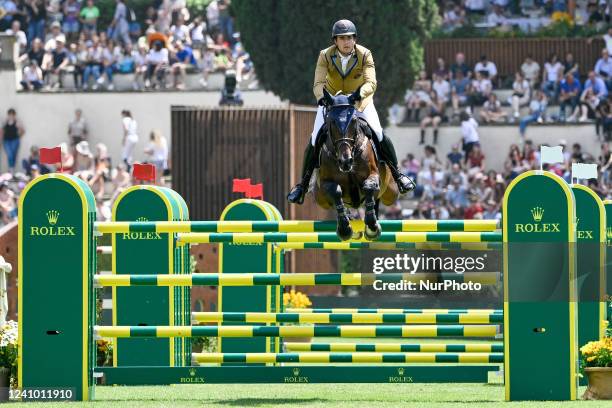 Nicola Philippaerts during Premio 10 - Rome Rolex Grand Prix of the 89th CSIO Rome 2022 at Piazza di Siena in Rome on 28 May 2022