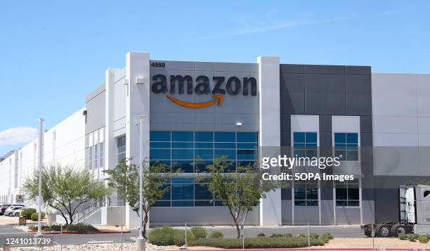 An exterior view of an Amazon fulfillment center. Being the world's largest online retail company, Amazon operates more than 175 fulfillment centers...
