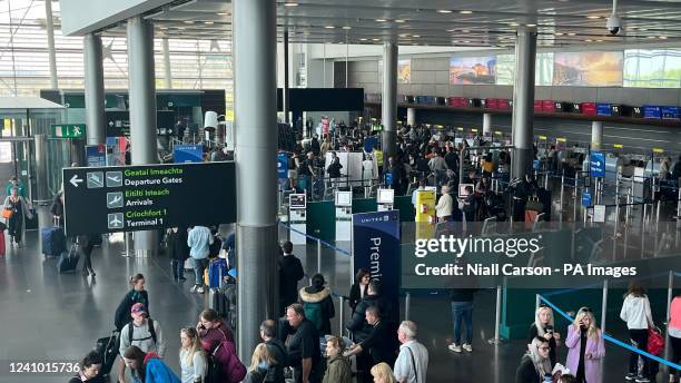 People at Dublin Airport where bosses were told to come up with solutions to resolve the lengthy delays faced by passengers by Tuesday morning....