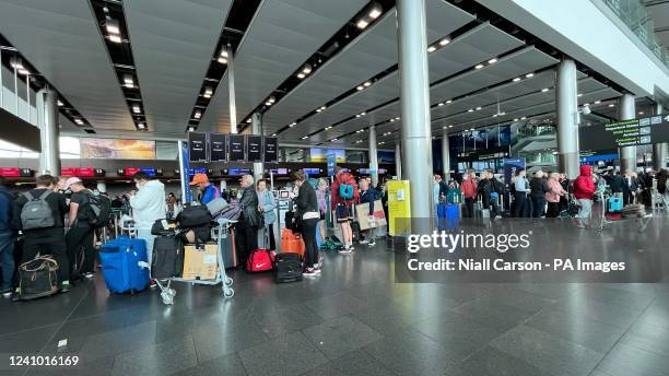 People at Dublin Airport where bosses were told to come up with solutions to resolve the lengthy delays faced by passengers by Tuesday morning....