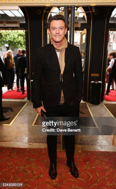 Luke Evans attends the press night performance of "The Glass Menagerie" at The Duke Of Yorks Theatre on May 31, 2022 in London, England.