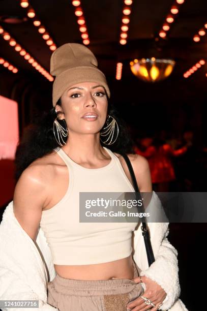 Tracey-Lee Oliver at the official party of the launch of Fenty Beauty And Fenty Skin at Monarch Restaurant in Sandton on May 26, 2022 in...