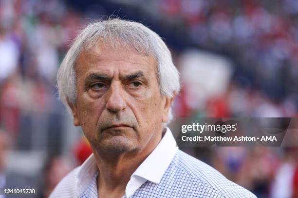 Vahid Halilhodzic the head coach / manager of Morocco during an international friendly between United States of America / USA and Morocco at TQL...