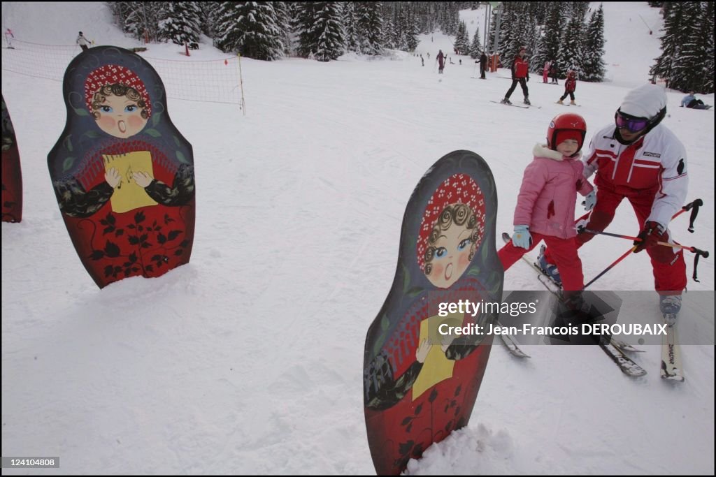 Russian Oligarchs In Courchevel, France On January 06, 2006.