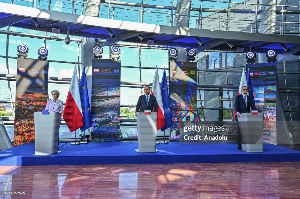 EU Commission Ursula von der Leyen visits Poland