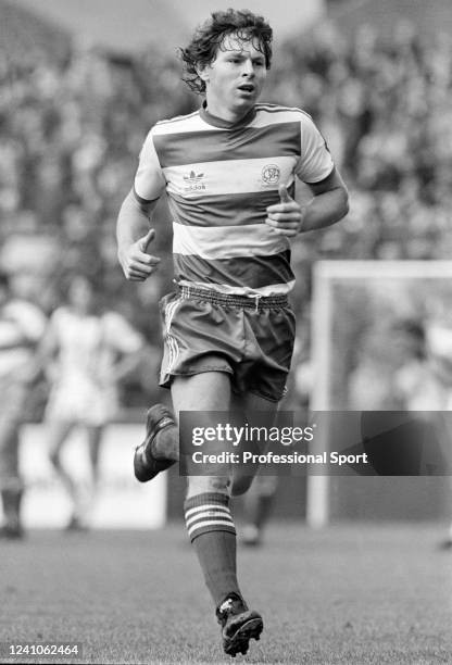 Clive Allen of Queens Park Rangers in action during the Football League Division Two match between Leyton Orient and Queens Park Rangers at Brisbane...