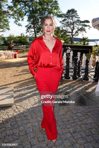 Charlotte Würdig attends the Summer Reception "Ein Herz für Kinder" at Wannseeterrassen on June 2, 2022 in Berlin, Germany.