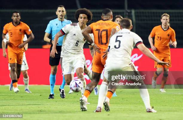 Jan Vertonghen of Belgium in action during the UEFA Nations League Group A match between Belgium and the Netherlands at the King Baudouin Stadium in...