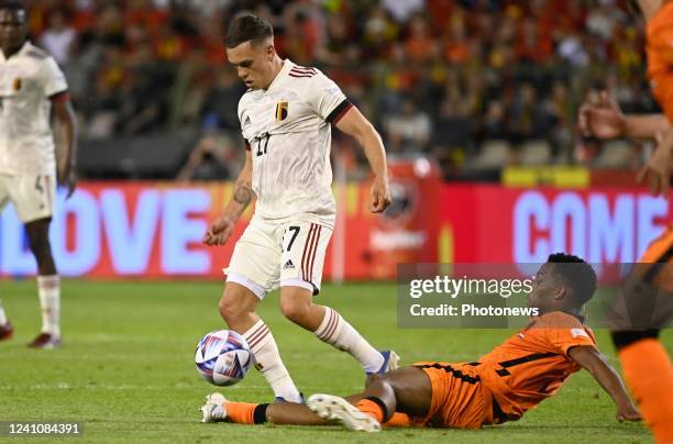 Trossard Leandro forward of Belgium during the UEFA Nations League Group A4 match between Belgium and Netherlands at the stadium King Baudouin on...