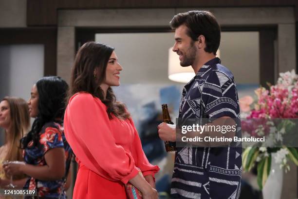 Episode 14987 - "General Hospital" airs Monday - Friday, on ABC . AMANDA SETTON, JOSH SWICKARD