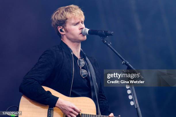 Irish singer Steve Garrigan of the band Kodaline performs live on stage during Rock am Ring at Nuerburgring on June 4, 2022 in Nuerburg, Germany.