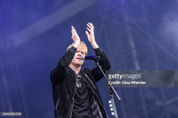 Irish singer Steve Garrigan of the band Kodaline performs live on stage during Rock am Ring at Nuerburgring on June 4, 2022 in Nuerburg, Germany.