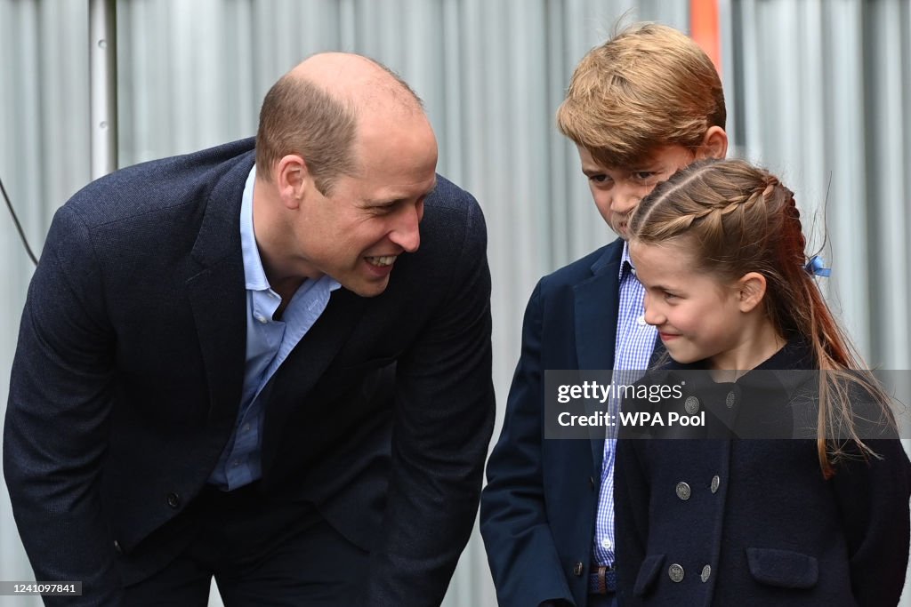 Queen Elizabeth II Platinum Jubilee 2022 - The Duke And Duchess Of Cambridge Visit Wales