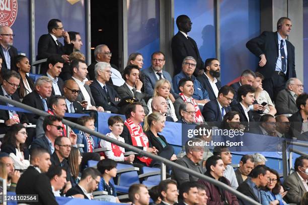 Gianni INFANTINO Pap NDIAYE - Noel LE GRAET - Amelie OUDEA CASTERA - Arsene WENGER - Jean-Pierre ESCALETTES - Laura GEORGES - during the UEFA Nations...